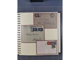 1875/45, umfangreiche Sammlung mit einigen hundert Briefen, Karten und Ganzsachen sowie einigen Briefstücken und losen Marken