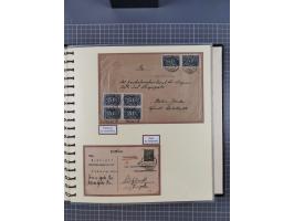 1875/45, umfangreiche Sammlung mit einigen hundert Briefen, Karten und Ganzsachen sowie einigen Briefstücken und losen Marken