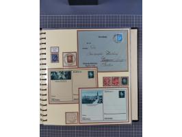 1875/45, umfangreiche Sammlung mit einigen hundert Briefen, Karten und Ganzsachen sowie einigen Briefstücken und losen Marken