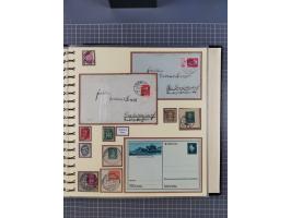 1875/45, umfangreiche Sammlung mit einigen hundert Briefen, Karten und Ganzsachen sowie einigen Briefstücken und losen Marken