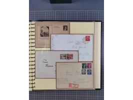 1875/45, umfangreiche Sammlung mit einigen hundert Briefen, Karten und Ganzsachen sowie einigen Briefstücken und losen Marken