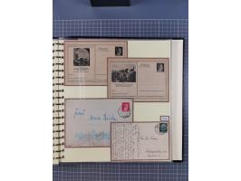 1875/45, umfangreiche Sammlung mit einigen hundert Briefen, Karten und Ganzsachen sowie einigen Briefstücken und losen Marken