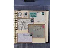 1875/45, umfangreiche Sammlung mit einigen hundert Briefen, Karten und Ganzsachen sowie einigen Briefstücken und losen Marken