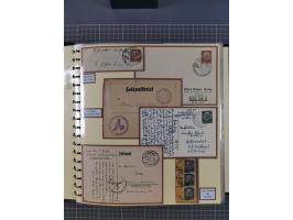 1875/45, umfangreiche Sammlung mit einigen hundert Briefen, Karten und Ganzsachen sowie einigen Briefstücken und losen Marken