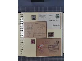 1875/45, umfangreiche Sammlung mit einigen hundert Briefen, Karten und Ganzsachen sowie einigen Briefstücken und losen Marken