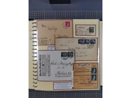 1875/45, umfangreiche Sammlung mit einigen hundert Briefen, Karten und Ganzsachen sowie einigen Briefstücken und losen Marken