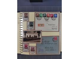 1875/45, umfangreiche Sammlung mit einigen hundert Briefen, Karten und Ganzsachen sowie einigen Briefstücken und losen Marken