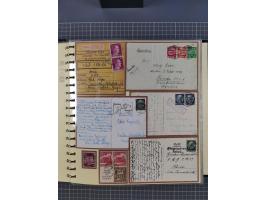 1875/45, umfangreiche Sammlung mit einigen hundert Briefen, Karten und Ganzsachen sowie einigen Briefstücken und losen Marken