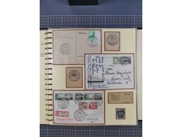 1875/45, umfangreiche Sammlung mit einigen hundert Briefen, Karten und Ganzsachen sowie einigen Briefstücken und losen Marken