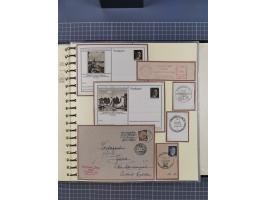1875/45, umfangreiche Sammlung mit einigen hundert Briefen, Karten und Ganzsachen sowie einigen Briefstücken und losen Marken