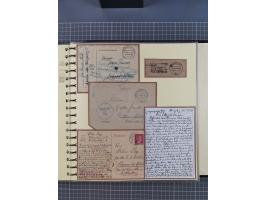 1875/45, umfangreiche Sammlung mit einigen hundert Briefen, Karten und Ganzsachen sowie einigen Briefstücken und losen Marken