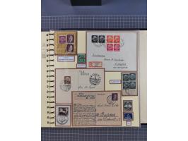 1875/45, umfangreiche Sammlung mit einigen hundert Briefen, Karten und Ganzsachen sowie einigen Briefstücken und losen Marken