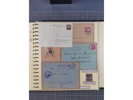 1875/45, umfangreiche Sammlung mit einigen hundert Briefen, Karten und Ganzsachen sowie einigen Briefstücken und losen Marken