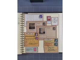 1875/45, umfangreiche Sammlung mit einigen hundert Briefen, Karten und Ganzsachen sowie einigen Briefstücken und losen Marken