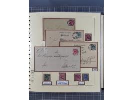 1875/45, umfangreiche Sammlung mit einigen hundert Briefen, Karten und Ganzsachen sowie einigen Briefstücken und losen Marken