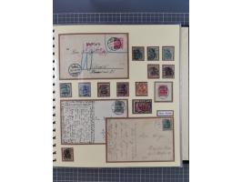 1875/45, umfangreiche Sammlung mit einigen hundert Briefen, Karten und Ganzsachen sowie einigen Briefstücken und losen Marken