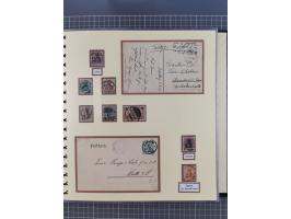 1875/45, umfangreiche Sammlung mit einigen hundert Briefen, Karten und Ganzsachen sowie einigen Briefstücken und losen Marken