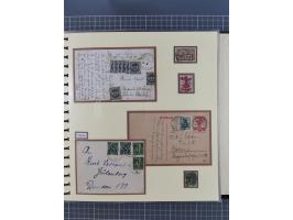 1875/45, umfangreiche Sammlung mit einigen hundert Briefen, Karten und Ganzsachen sowie einigen Briefstücken und losen Marken