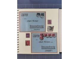 1875/45, umfangreiche Sammlung mit einigen hundert Briefen, Karten und Ganzsachen sowie einigen Briefstücken und losen Marken