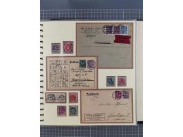 1875/45, umfangreiche Sammlung mit einigen hundert Briefen, Karten und Ganzsachen sowie einigen Briefstücken und losen Marken