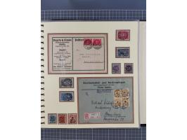 1875/45, umfangreiche Sammlung mit einigen hundert Briefen, Karten und Ganzsachen sowie einigen Briefstücken und losen Marken