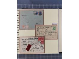 1875/45, umfangreiche Sammlung mit einigen hundert Briefen, Karten und Ganzsachen sowie einigen Briefstücken und losen Marken