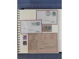 1875/45, umfangreiche Sammlung mit einigen hundert Briefen, Karten und Ganzsachen sowie einigen Briefstücken und losen Marken