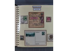 1875/45, umfangreiche Sammlung mit einigen hundert Briefen, Karten und Ganzsachen sowie einigen Briefstücken und losen Marken