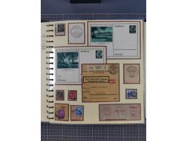 1875/45, umfangreiche Sammlung mit einigen hundert Briefen, Karten und Ganzsachen sowie einigen Briefstücken und losen Marken