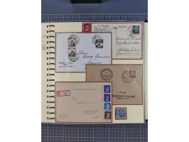 1875/45, umfangreiche Sammlung mit einigen hundert Briefen, Karten und Ganzsachen sowie einigen Briefstücken und losen Marken