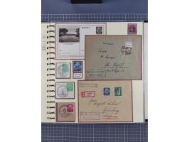 1875/45, umfangreiche Sammlung mit einigen hundert Briefen, Karten und Ganzsachen sowie einigen Briefstücken und losen Marken