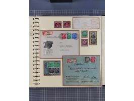 1875/45, umfangreiche Sammlung mit einigen hundert Briefen, Karten und Ganzsachen sowie einigen Briefstücken und losen Marken