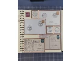 1875/45, umfangreiche Sammlung mit einigen hundert Briefen, Karten und Ganzsachen sowie einigen Briefstücken und losen Marken