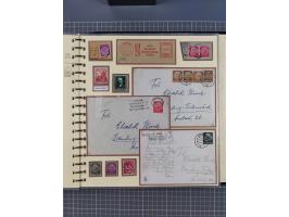 1875/45, umfangreiche Sammlung mit einigen hundert Briefen, Karten und Ganzsachen sowie einigen Briefstücken und losen Marken