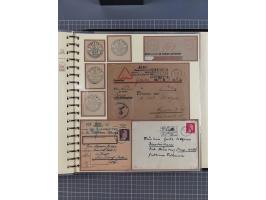 1875/45, umfangreiche Sammlung mit einigen hundert Briefen, Karten und Ganzsachen sowie einigen Briefstücken und losen Marken