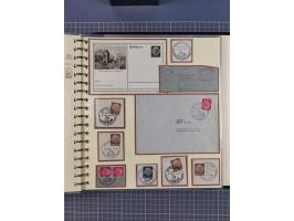 1875/45, umfangreiche Sammlung mit einigen hundert Briefen, Karten und Ganzsachen sowie einigen Briefstücken und losen Marken