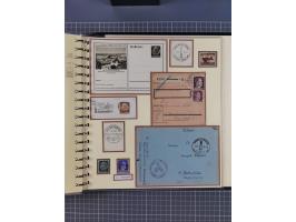 1875/45, umfangreiche Sammlung mit einigen hundert Briefen, Karten und Ganzsachen sowie einigen Briefstücken und losen Marken