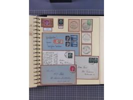 1875/45, umfangreiche Sammlung mit einigen hundert Briefen, Karten und Ganzsachen sowie einigen Briefstücken und losen Marken