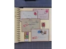 1875/45, umfangreiche Sammlung mit einigen hundert Briefen, Karten und Ganzsachen sowie einigen Briefstücken und losen Marken