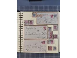 1875/45, umfangreiche Sammlung mit einigen hundert Briefen, Karten und Ganzsachen sowie einigen Briefstücken und losen Marken