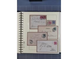 1875/45, umfangreiche Sammlung mit einigen hundert Briefen, Karten und Ganzsachen sowie einigen Briefstücken und losen Marken