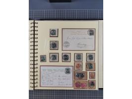 1875/45, umfangreiche Sammlung mit einigen hundert Briefen, Karten und Ganzsachen sowie einigen Briefstücken und losen Marken