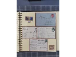 1875/45, umfangreiche Sammlung mit einigen hundert Briefen, Karten und Ganzsachen sowie einigen Briefstücken und losen Marken