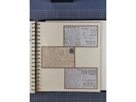 1875/45, umfangreiche Sammlung mit einigen hundert Briefen, Karten und Ganzsachen sowie einigen Briefstücken und losen Marken