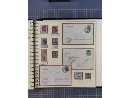 1875/45, umfangreiche Sammlung mit einigen hundert Briefen, Karten und Ganzsachen sowie einigen Briefstücken und losen Marken