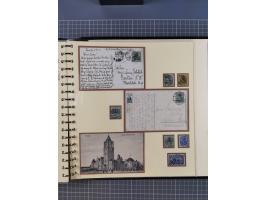 1875/45, umfangreiche Sammlung mit einigen hundert Briefen, Karten und Ganzsachen sowie einigen Briefstücken und losen Marken