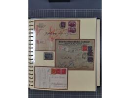 1875/45, umfangreiche Sammlung mit einigen hundert Briefen, Karten und Ganzsachen sowie einigen Briefstücken und losen Marken