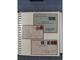 1875/45, umfangreiche Sammlung mit einigen hundert Briefen, Karten und Ganzsachen sowie einigen Briefstücken und losen Marken