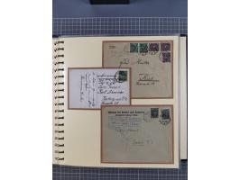 1875/45, umfangreiche Sammlung mit einigen hundert Briefen, Karten und Ganzsachen sowie einigen Briefstücken und losen Marken