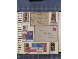 1875/45, umfangreiche Sammlung mit einigen hundert Briefen, Karten und Ganzsachen sowie einigen Briefstücken und losen Marken